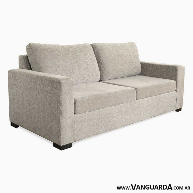 sofá grande color cemento