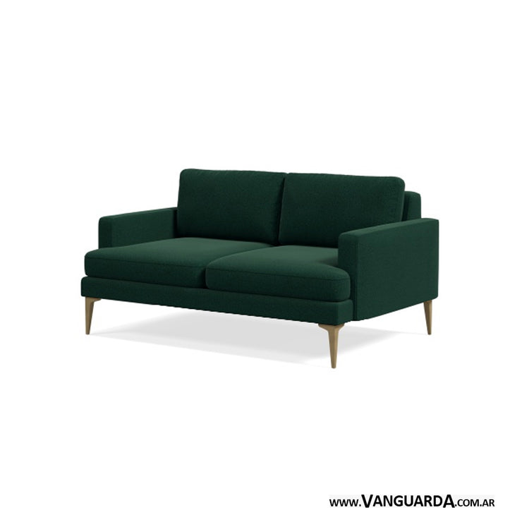 sofá cómodo y moderno colon verde