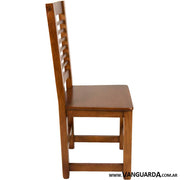 silla de jardín madera respaldo alto